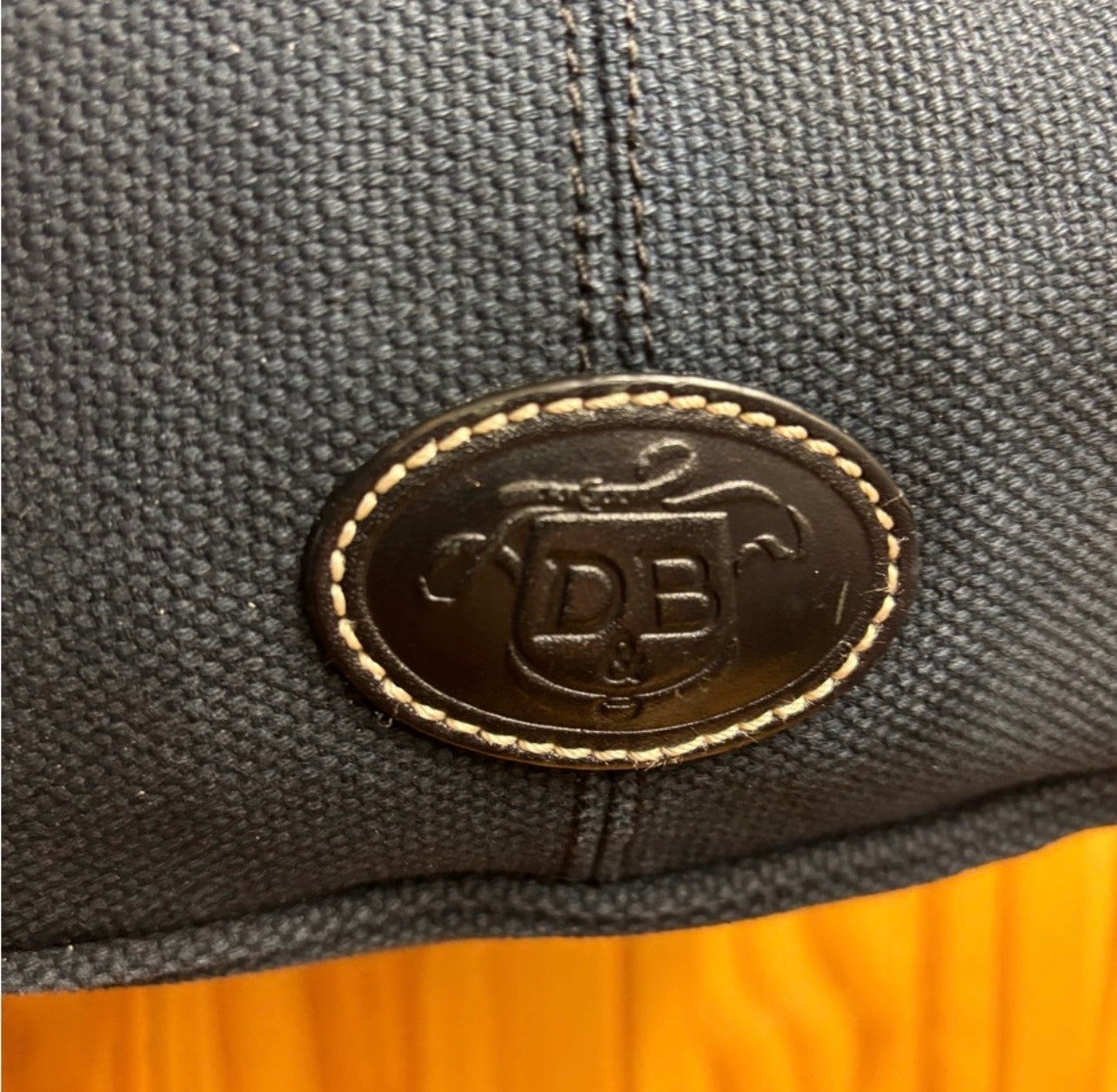 Dooney & Bourke Black Canvas Hobo Shoulder Bag
